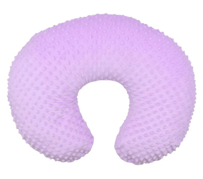 Soft coral fleece U-shaped nursing pillow pillowcase in various colors