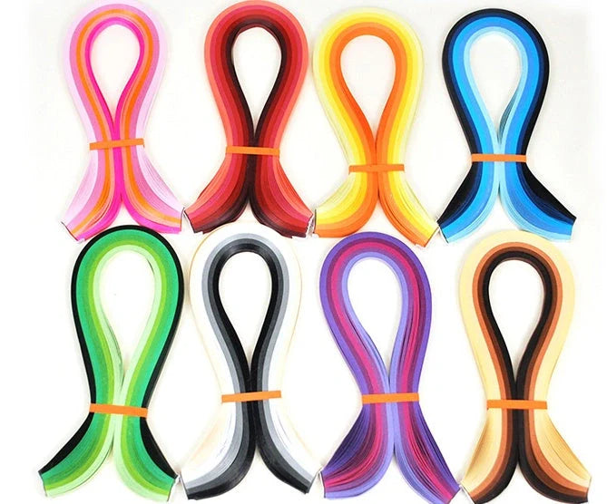 Vibrant gradient star origami paper set for creative crafting and DIY projects