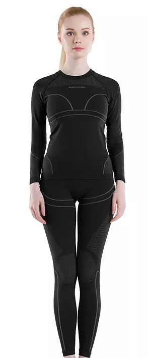 Naturehike Quick-drying underwear suits for men and women in black and grey or red options