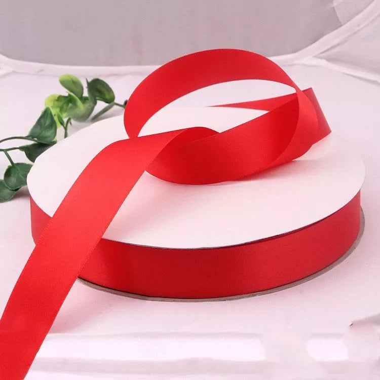 Encrypted polyester webbing in red, 5.0cm width, ideal for various projects