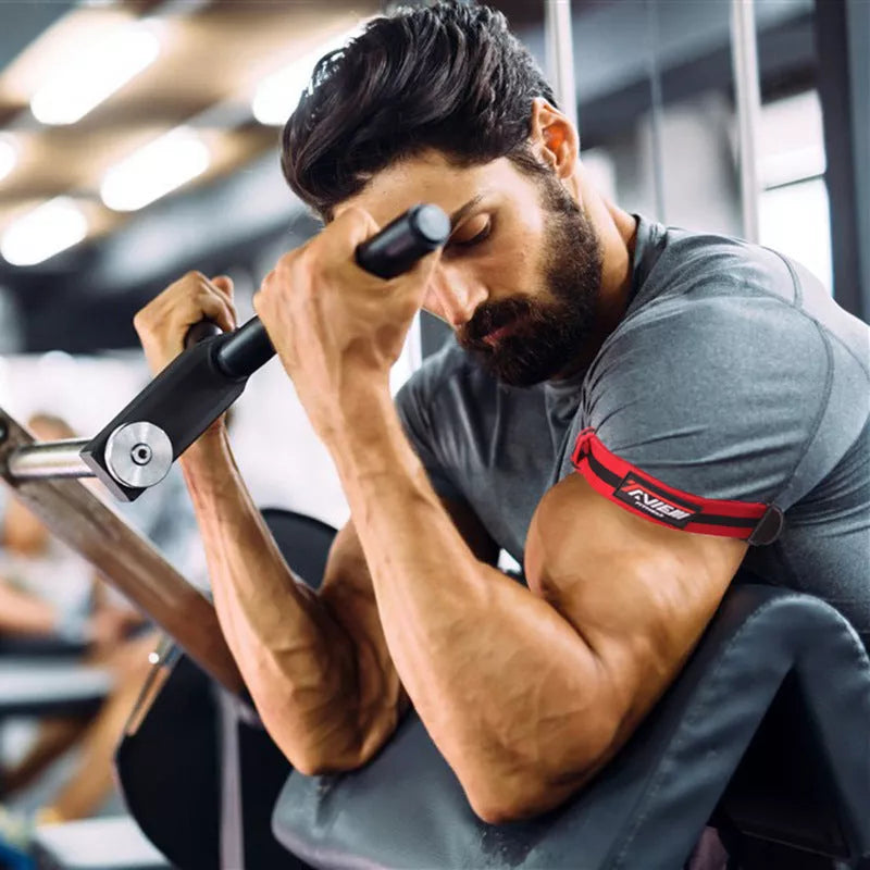 Limit blood flow training belt auxiliary strap with arm and leg bands for occlusion training