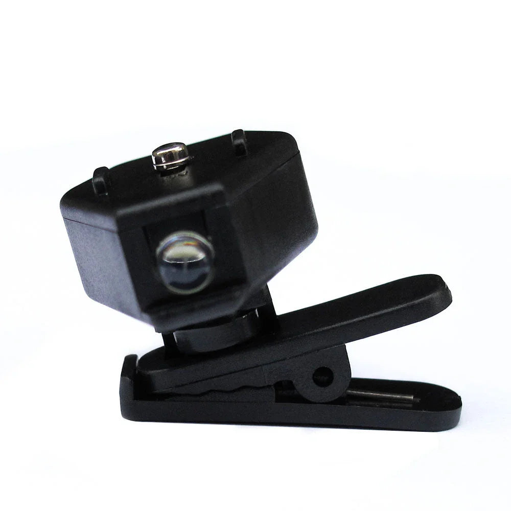 Hands-Free Adjustable LED Eyeglass Light - Clip-On Reading & Work Lamp with 360-degree Rotation and Long-Lasting Battery