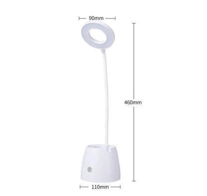 LED folding table lamp with adjustable color temperature for eye protection