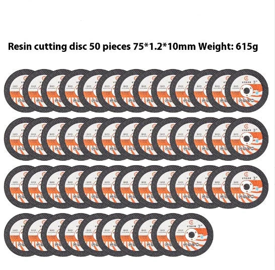 HILDA 3-Inch Diamond Sanding Sheets for angle grinders, 50-piece pack