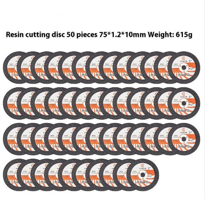 HILDA 3-Inch Diamond Sanding Sheets for angle grinders, 50-piece pack