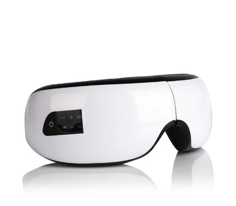 Bluetooth Eye Massager with Hot Compress, Air Pressure Massage, and Soothing Music for Relaxation and Eye Care