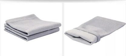 Compression knee support sleeves for joint pain and arthritis relief in black, skin, and gray