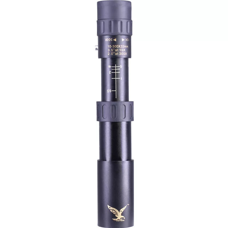 Telescopic Monocular HD Telescope with 10x300 magnification, waterproof and shockproof design