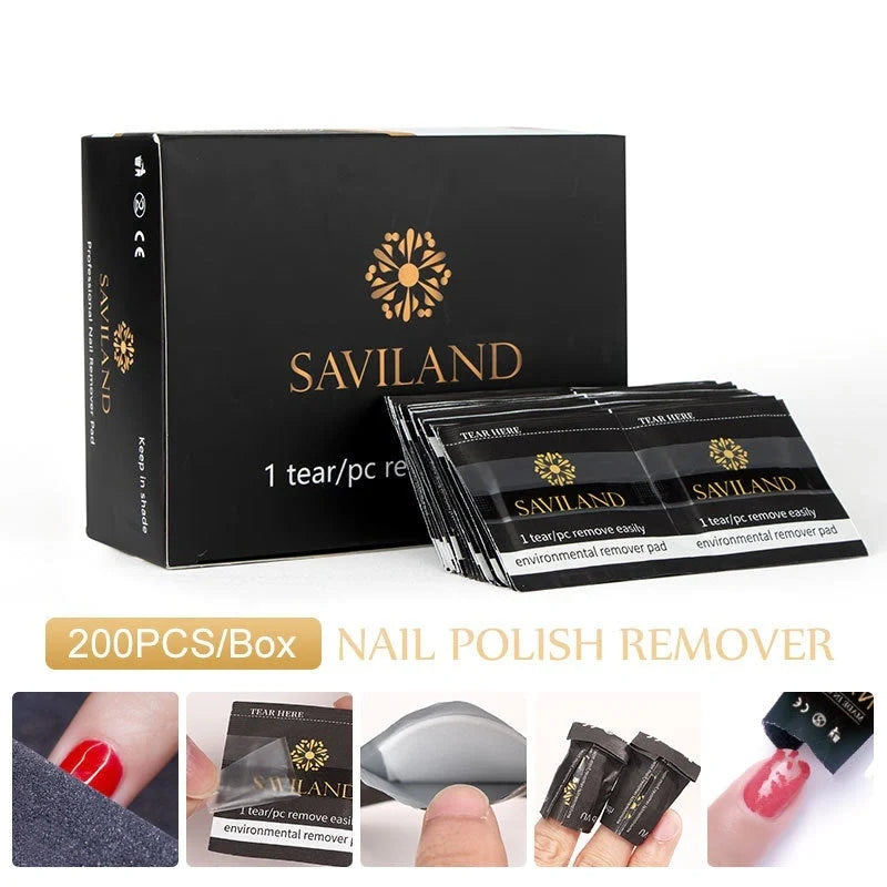 Quick-Release Nail Polish Remover Wraps for effortless and eco-friendly polish removal
