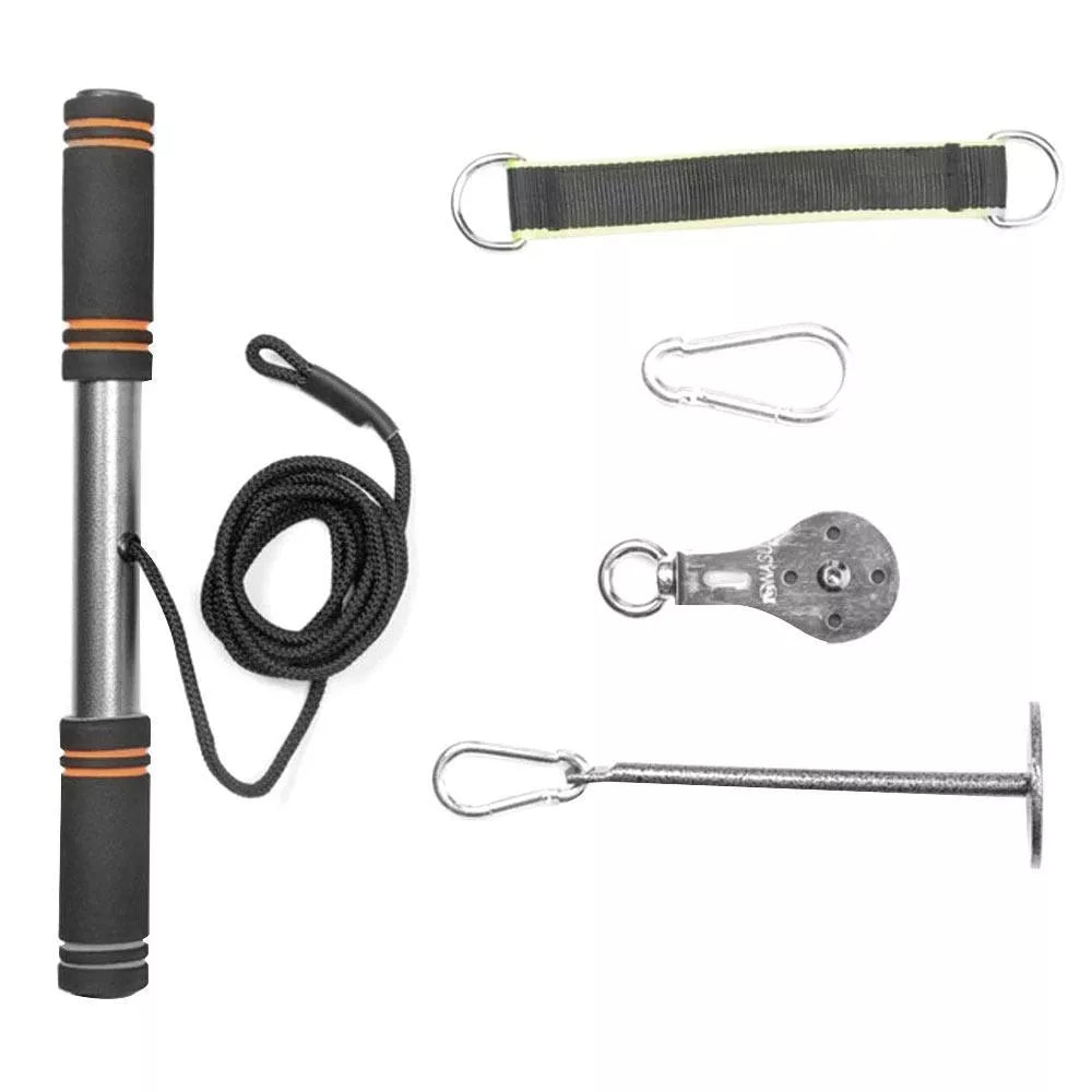 High Pull Jack Bar Tensioner Dumbbell for strength training with durable metal construction