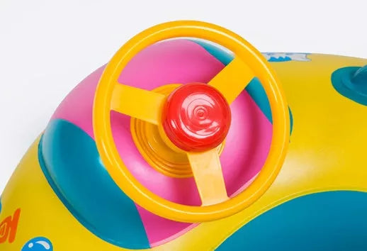 Infant inflatable swimmer with cartoon pattern in Summer Yacht color