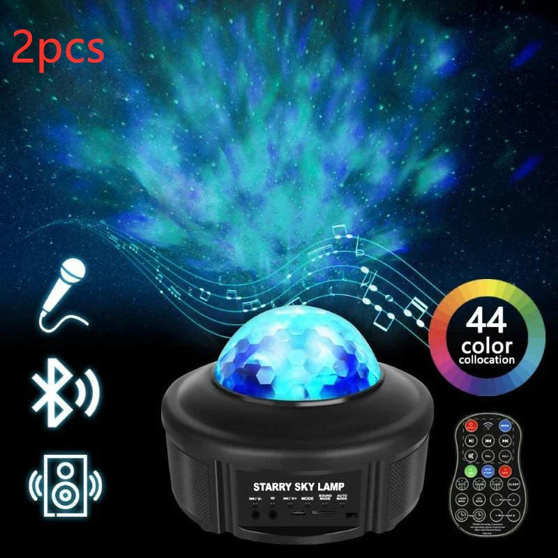Mesmerizing Bluetooth Music Starry Sky Projector with captivating celestial light show and wireless audio streaming capabilities
