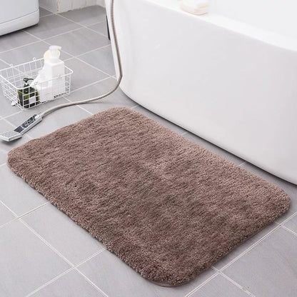 Polyester fiber doormat in various colors and sizes for home entryways