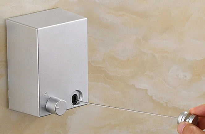 4.2m retractable stainless steel clothesline in various colors for indoor and outdoor use