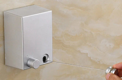 4.2m retractable stainless steel clothesline in various colors for indoor and outdoor use