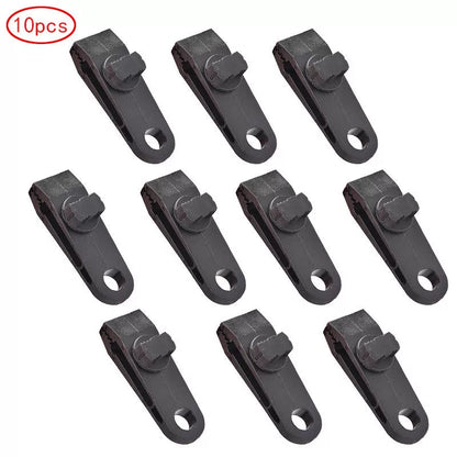 Outdoor tent fixed plastic clip for securing canopies in windy conditions