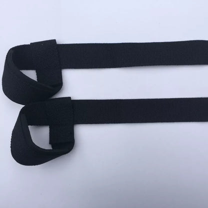 Non-slip booster wrist bandage for weightlifting, durable nylon material, dimensions 55 cm x 4 cm