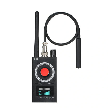 K18 Multi-function Anti Detector Bug Mini Audio Spy Camera with GSM Finder in black