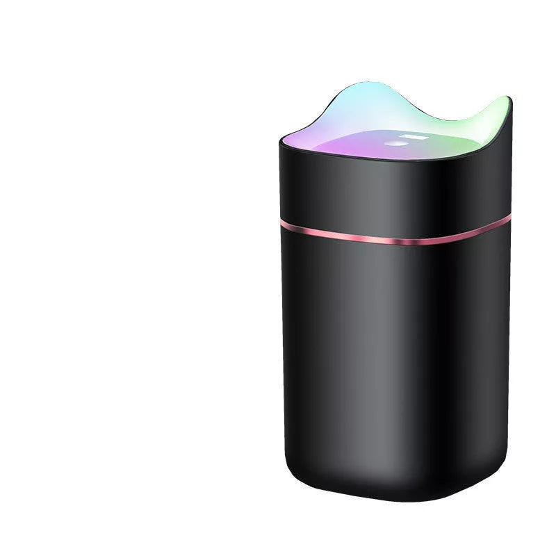 USB Household Desktop Colorful Humidifier with double spout and gradient lights