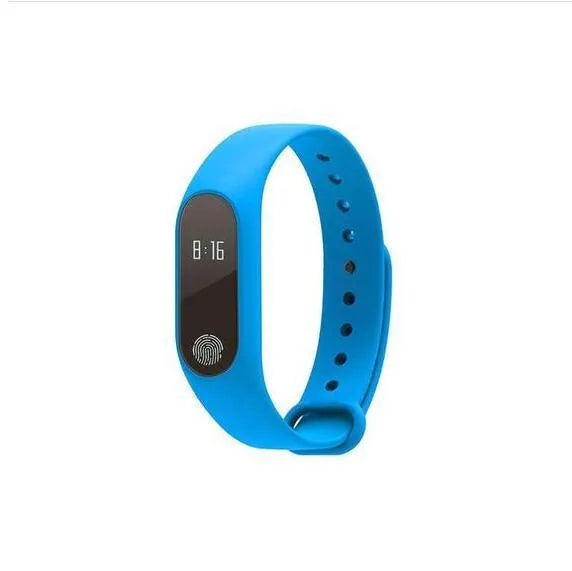Motion intelligent hand ring in black on wrist showing heart rate display, waterproof design for swimming