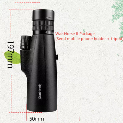 Telescopic Monocular HD Telescope with 10x300 magnification, waterproof and shockproof design