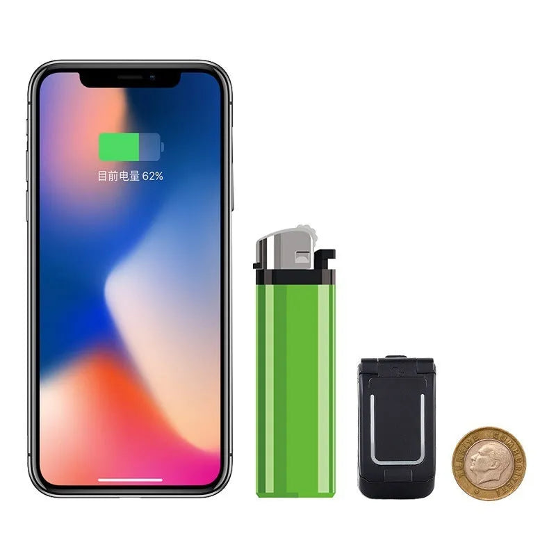 Mini flip mobile phone in six colour options with flip cover closed