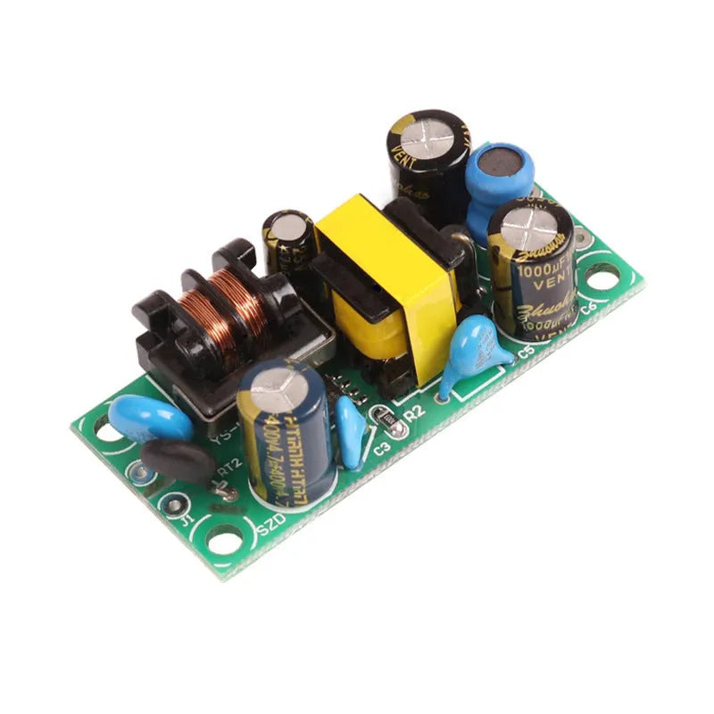 YS-U5S metal-housed switching power board module for AC to DC conversion.
