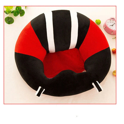 Baby Learning Seat Plush Toy Safety Dining Chair in animal design for infants