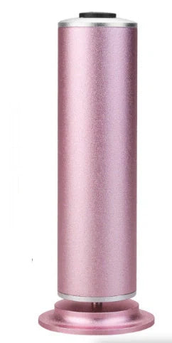 Rechargeable electric pedicure foot care tool with sandpaper disks for smooth feet