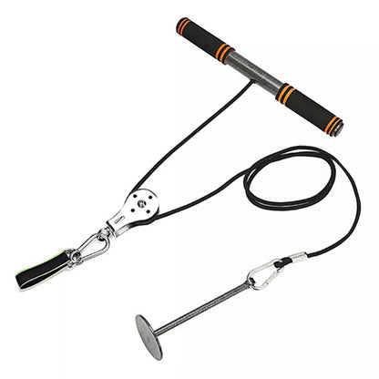 High Pull Jack Bar Tensioner Dumbbell for strength training with durable metal construction