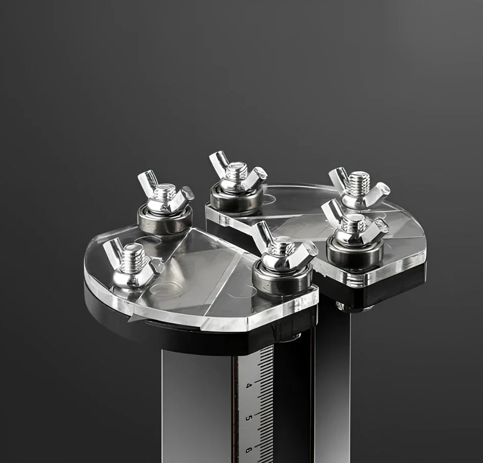 EasyRippertm Drywall Cutter in black, adjustable 2-60cm width, 72.5cm long with rubber grip and stainless frame