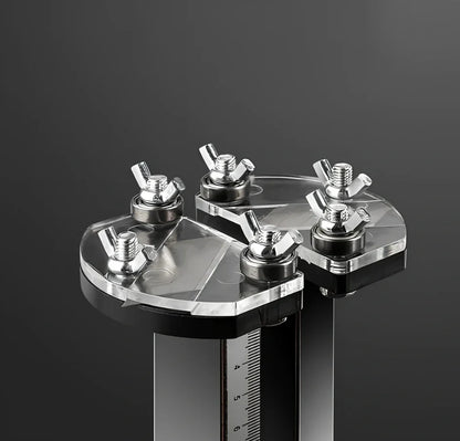 EasyRippertm Drywall Cutter in black, adjustable 2-60cm width, 72.5cm long with rubber grip and stainless frame