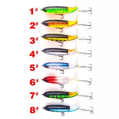 Road Sub-bait Propeller Tractor Hard Bait Floating Water Pencil Lure Bait in various colors