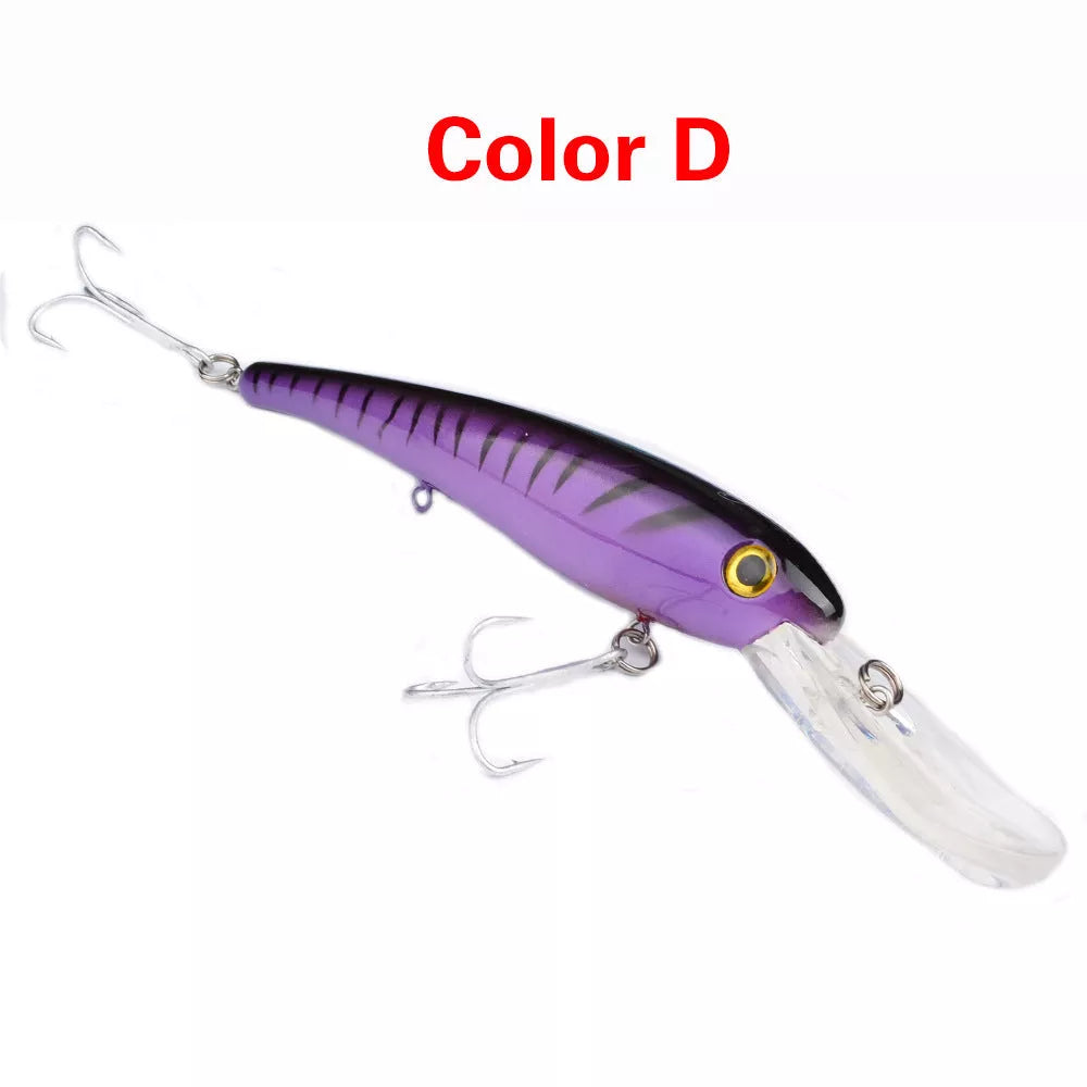 20CM Glossy Mino Fishing Lure with vibrant colors and durable ABS construction
