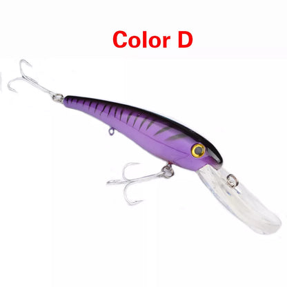 20CM Glossy Mino Fishing Lure with vibrant colors and durable ABS construction