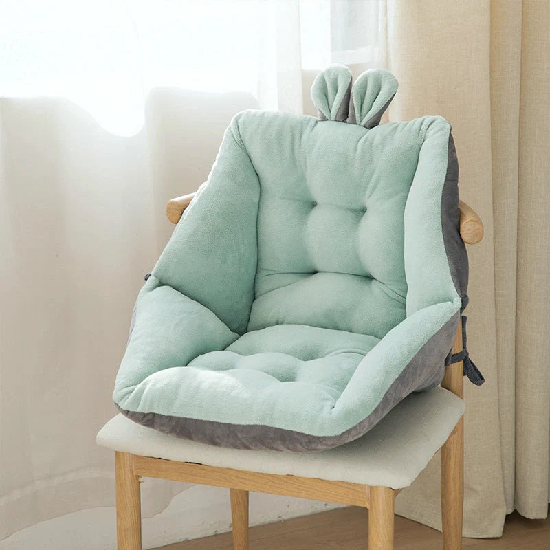 Premium plush seat cushion with quick-rebound technology for exceptional comfort and support