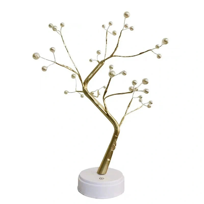 Shimmering Copper Charm - Enchanting LED light with copper wire design for a cozy, ambient glow in your bedroom