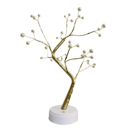 Shimmering Copper Charm - Enchanting LED light with copper wire design for a cozy, ambient glow in your bedroom