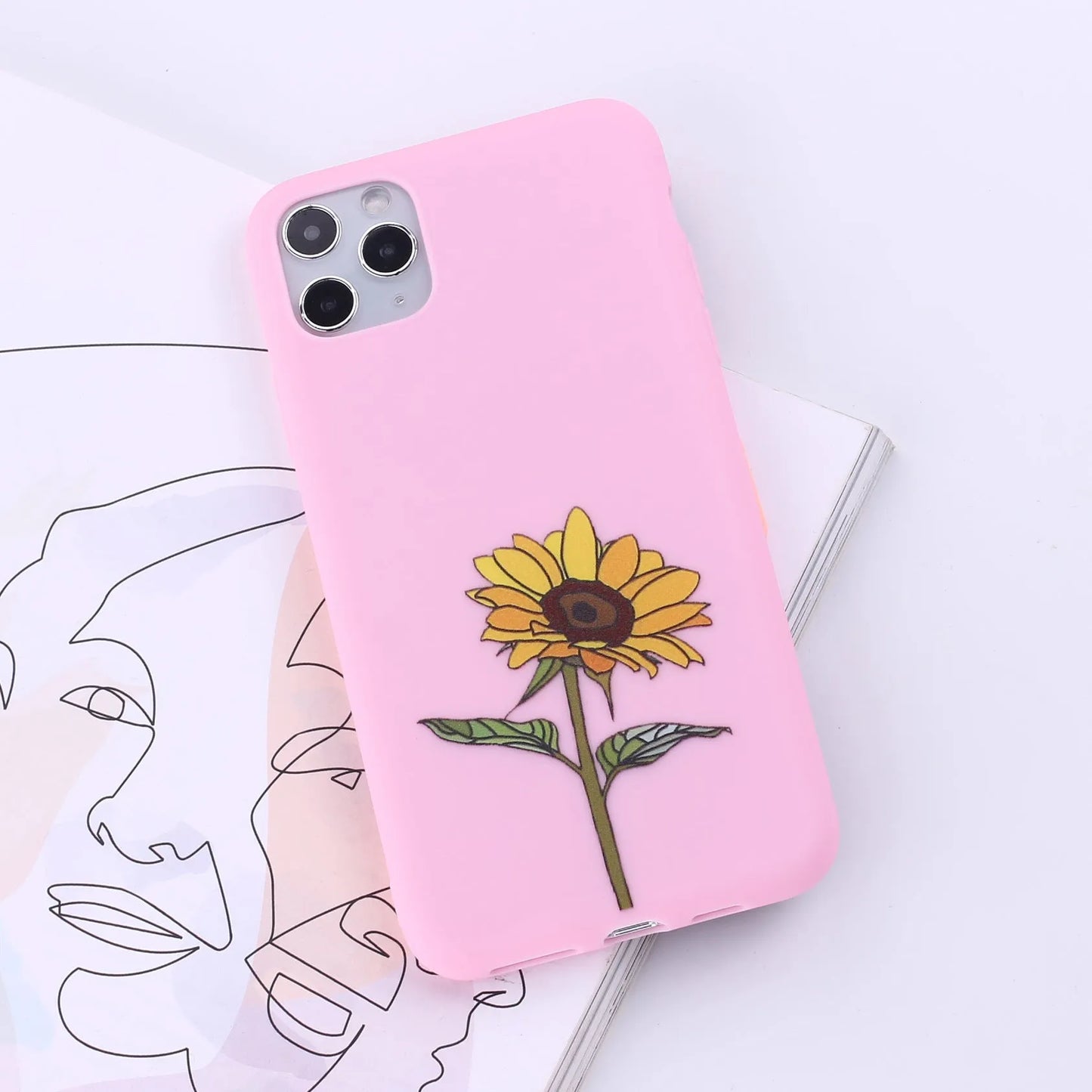 TPU mobile phone case for Apple iPhone in a selection of multi-colour painted back cover designs.