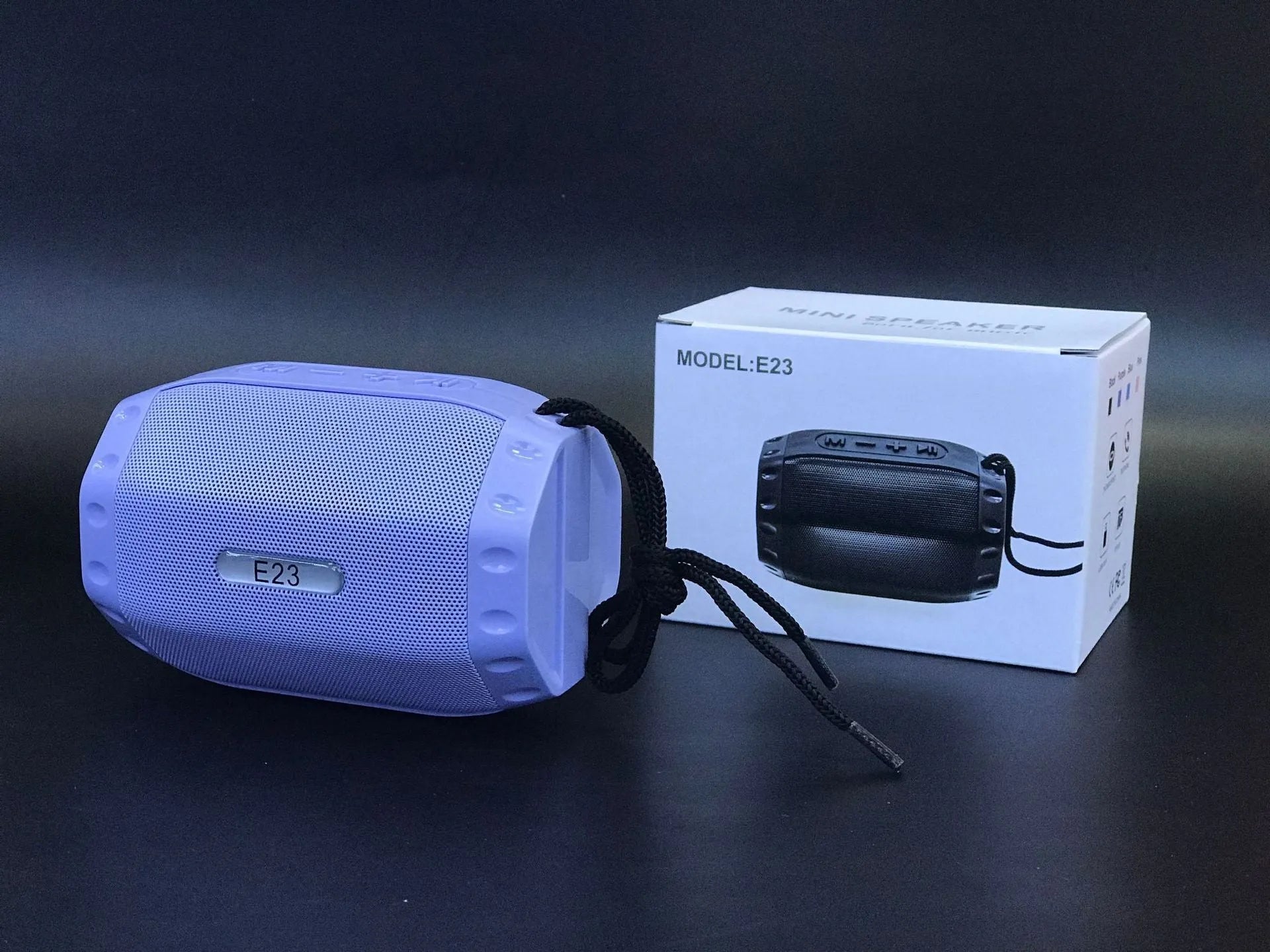 Small wireless USB card Bluetooth speaker in black, blue, pink, or purple colour options
