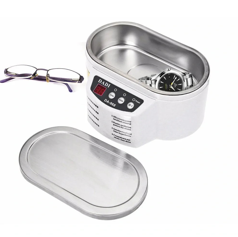 Earth ultrasonic cleaning machine with stainless steel tank and digital timer display