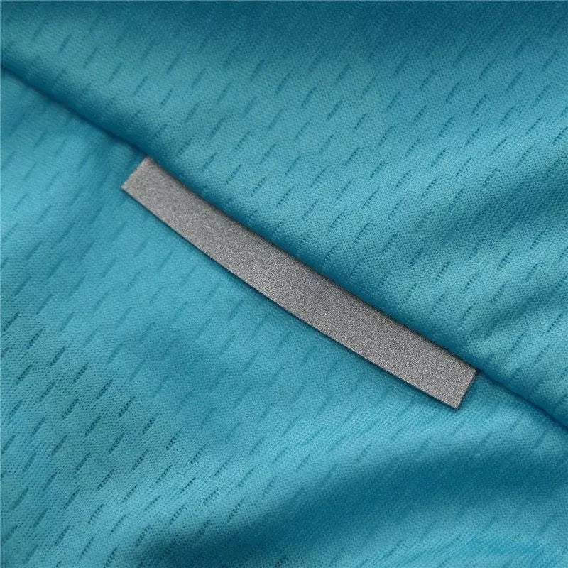 Men's summer cycling short sleeve moisture-wicking shirt in various sizes