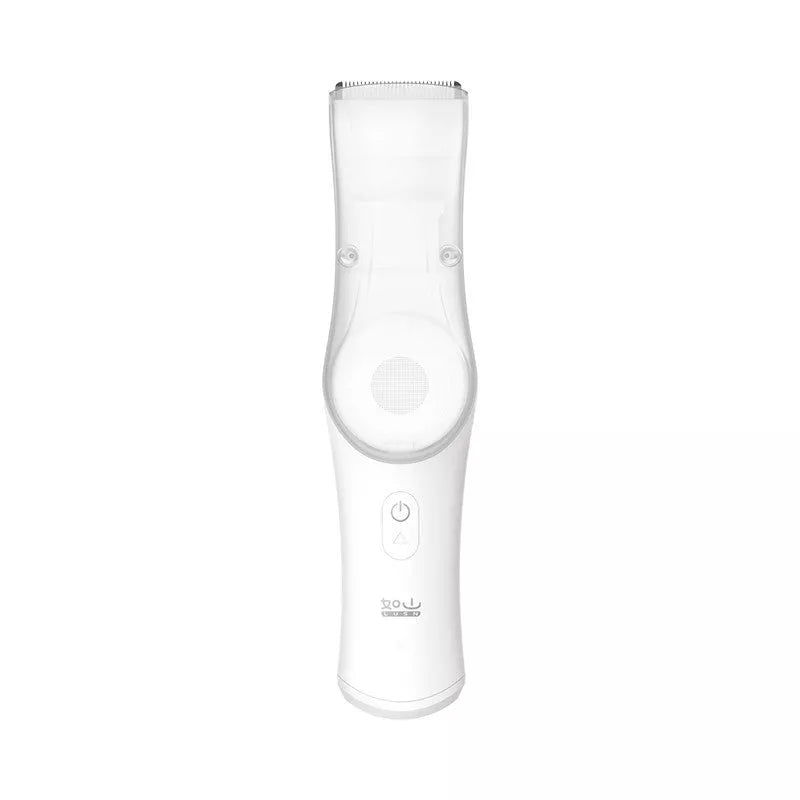 Automatic vacuum hair trimmer for babies with USB charging, blue and white options