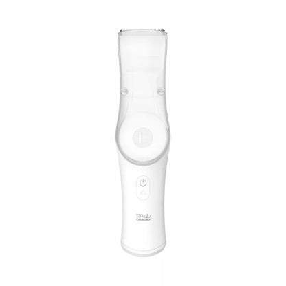 Automatic vacuum hair trimmer for babies with USB charging, blue and white options