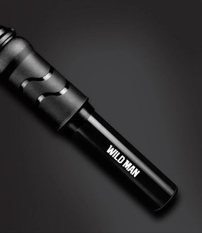 Premium high-pressure portable bicycle pump with built-in hose and versatile nozzle for mountain and road bikes