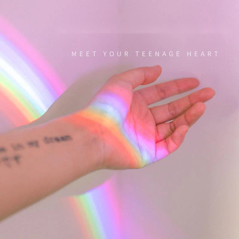 Colorful Rainbow Projection LED Night Light for children's bedrooms