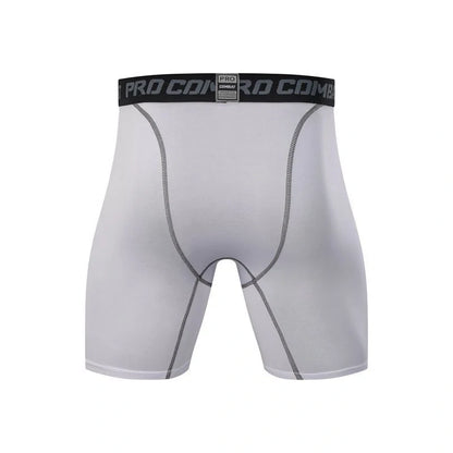 Men's black and white milk silk sports tights for spring and summer activities.