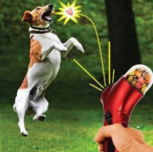 Automatic Pet Treat Launcher - Fun Interactive Dog Toy for Dispensing Treats