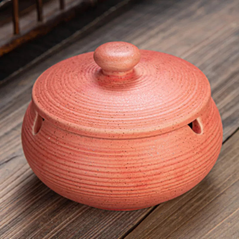 Personalized Chinese style ceramic ashtray, 11*11*8cm, various colors available