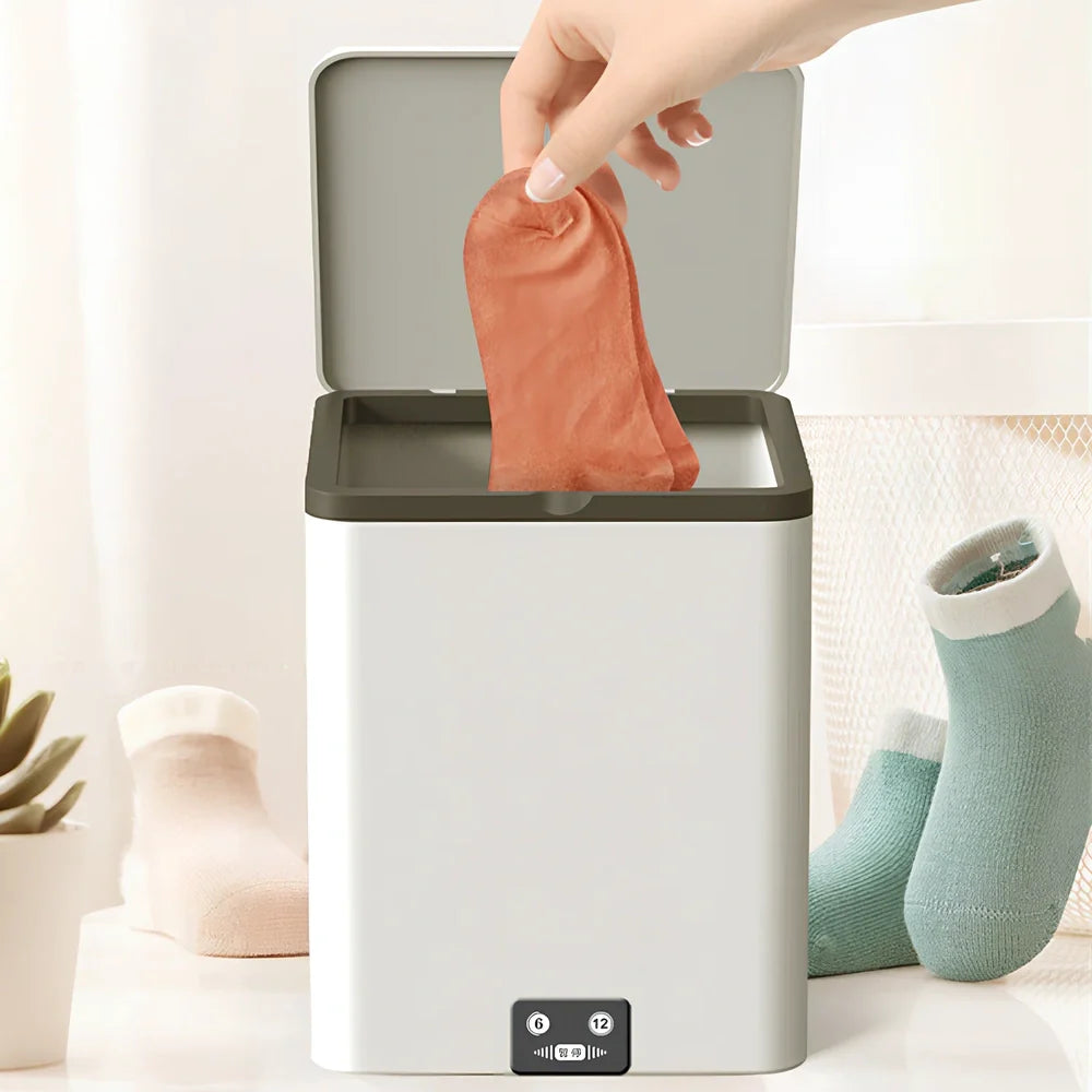 Green and white ultrasonic washing machine measuring 19x19x20cm with 4500ml tank capacity